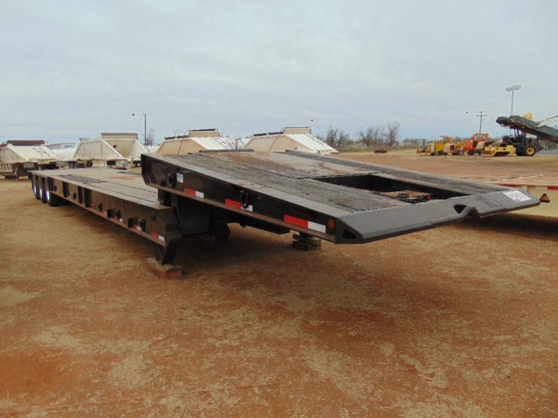 2006 Nuttall 3 axle 60 Ton Folding Neck Lowboy w45' Loaddeck,s/n 4c9lv57396a061032,12'neck,rolling - Image 7 of 9