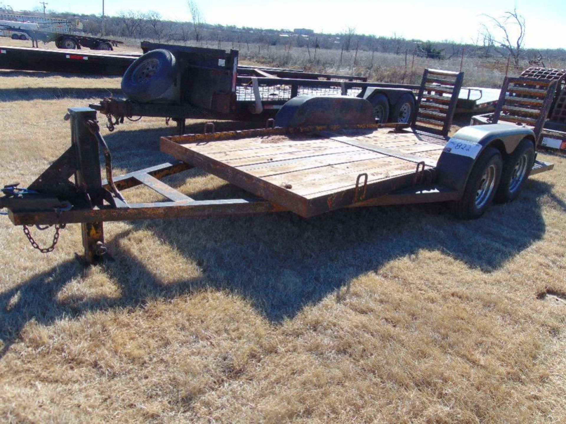 14' t/a Bumperpull Trailer w/3 ' ramps - Image 2 of 3