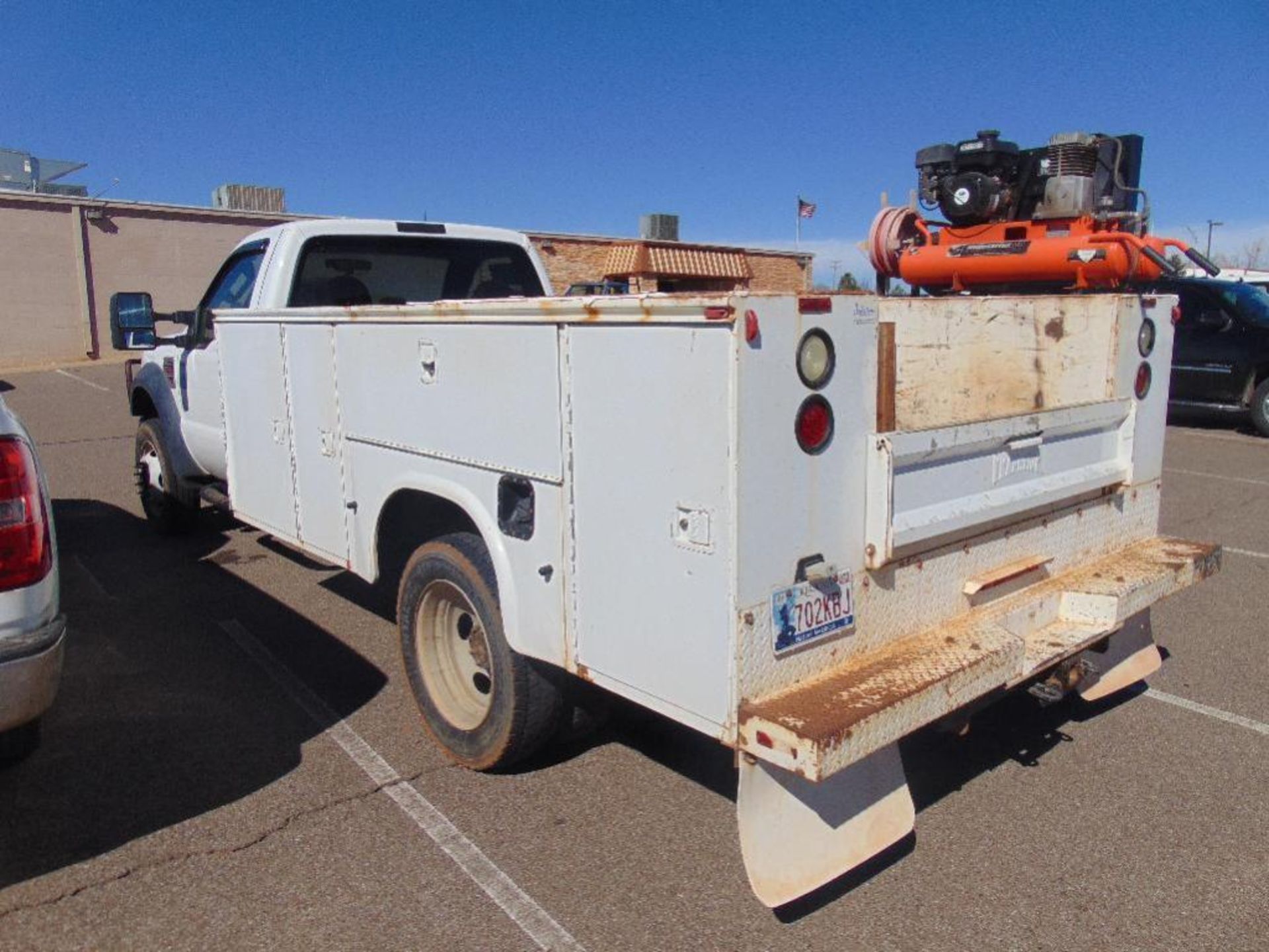 2008 Ford F450 Service Truck s/n 1fdxf46r88eb08550,pwr stroke eng,auto trans, winch, air compressor, - Image 3 of 4