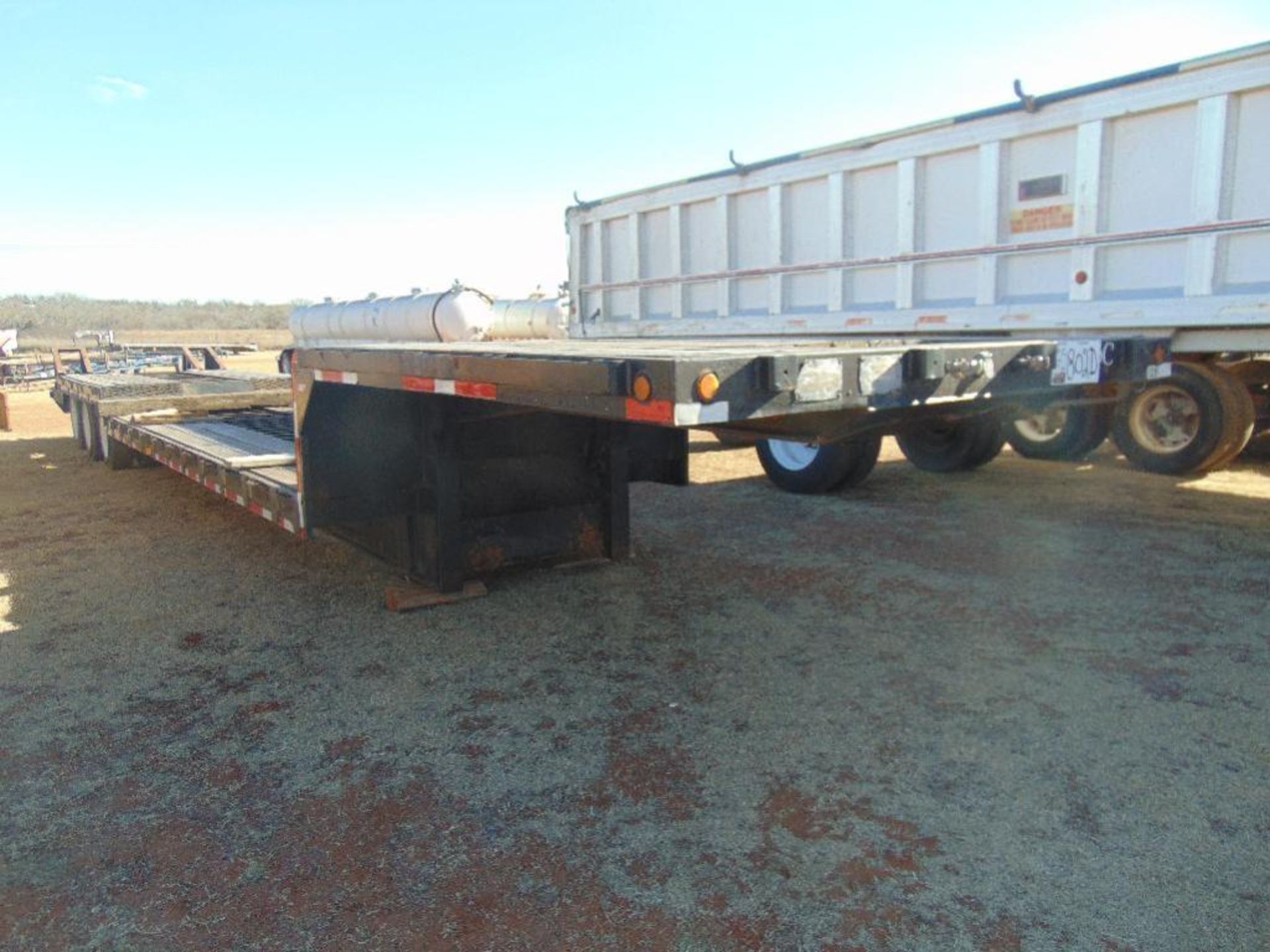 1988 Transcraft Tri Axle Double Drop Trailer 53' , s/n 1tte48236k1031809, 10' drop deck, 23' well,