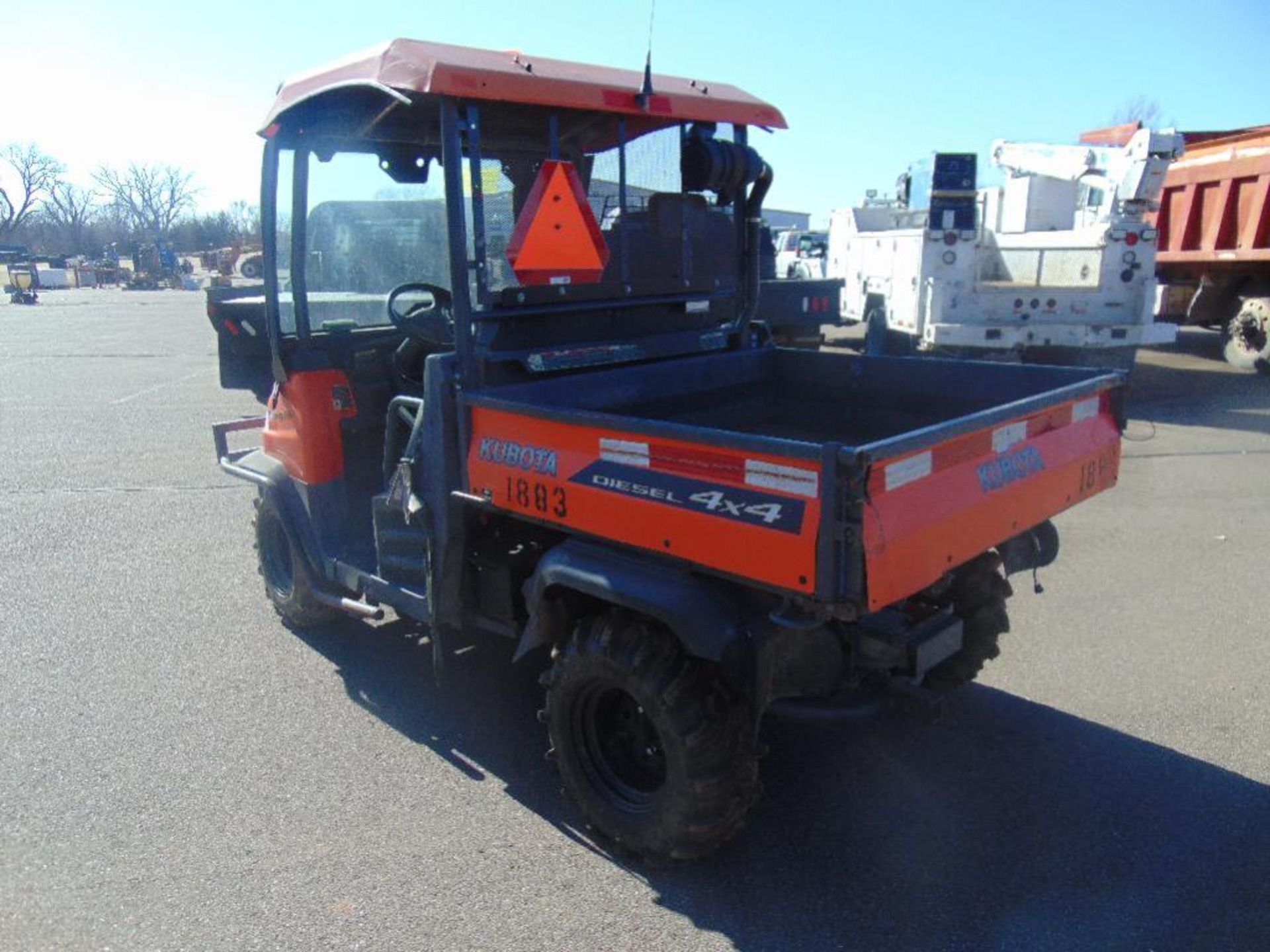 Kubota RTV900 side by side atv s/n d1883,1268 hrs, - Image 3 of 4