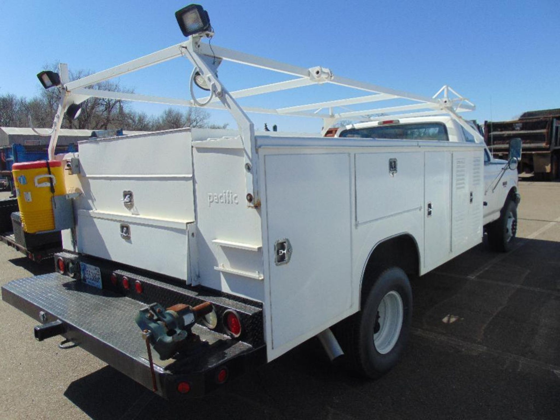 1995 Ford F350 Service Truck, s/n 1fdlf47f4sea68736, pwr stroke eng, auto trans, odometer reads - Image 3 of 6