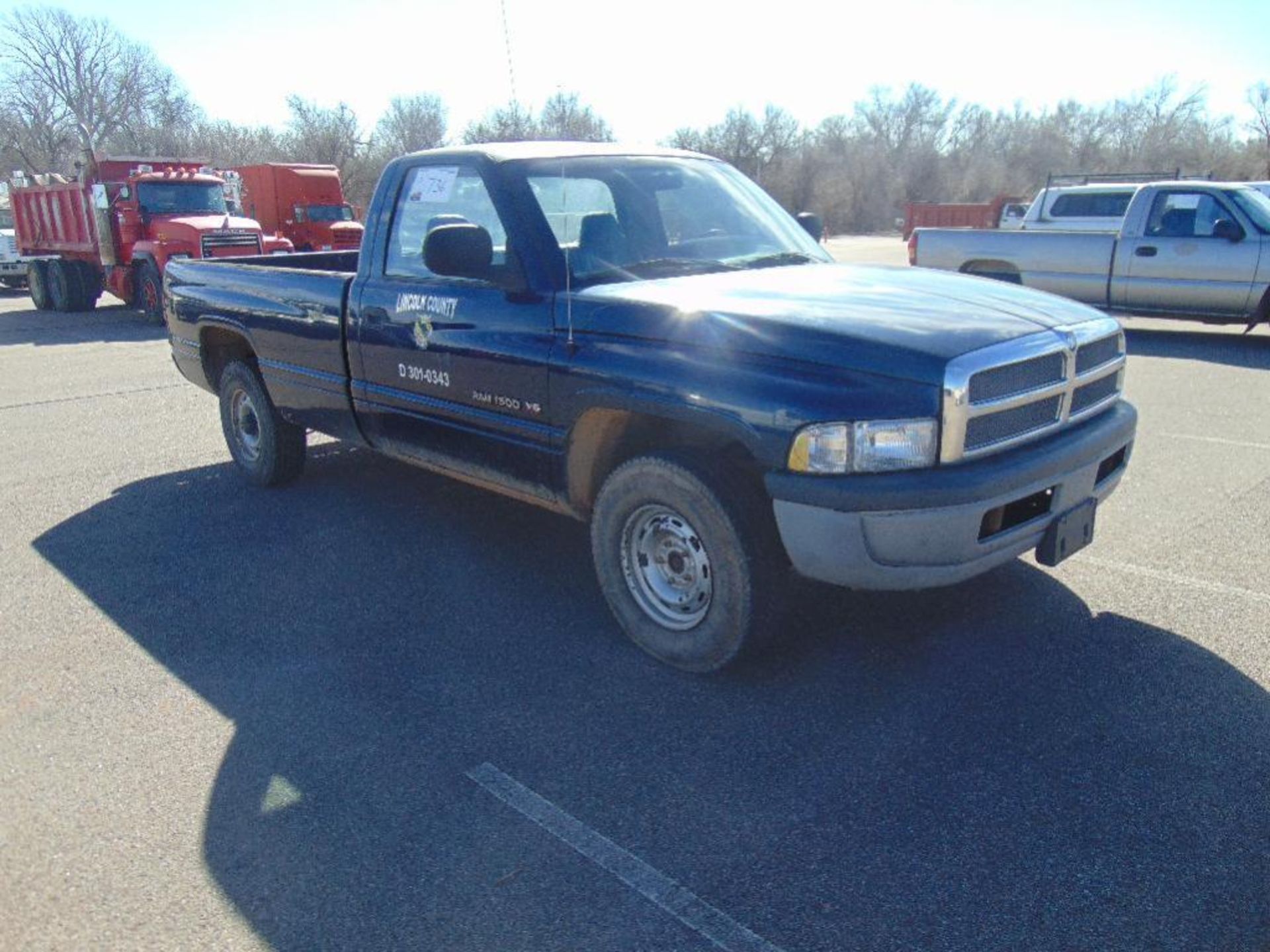 2001 Dodge Ram 1500 Pickup s/n 1b7hc16x01s334202, 3.9 v6 eng, auto trans,od reads 181794 miles, - Image 3 of 3