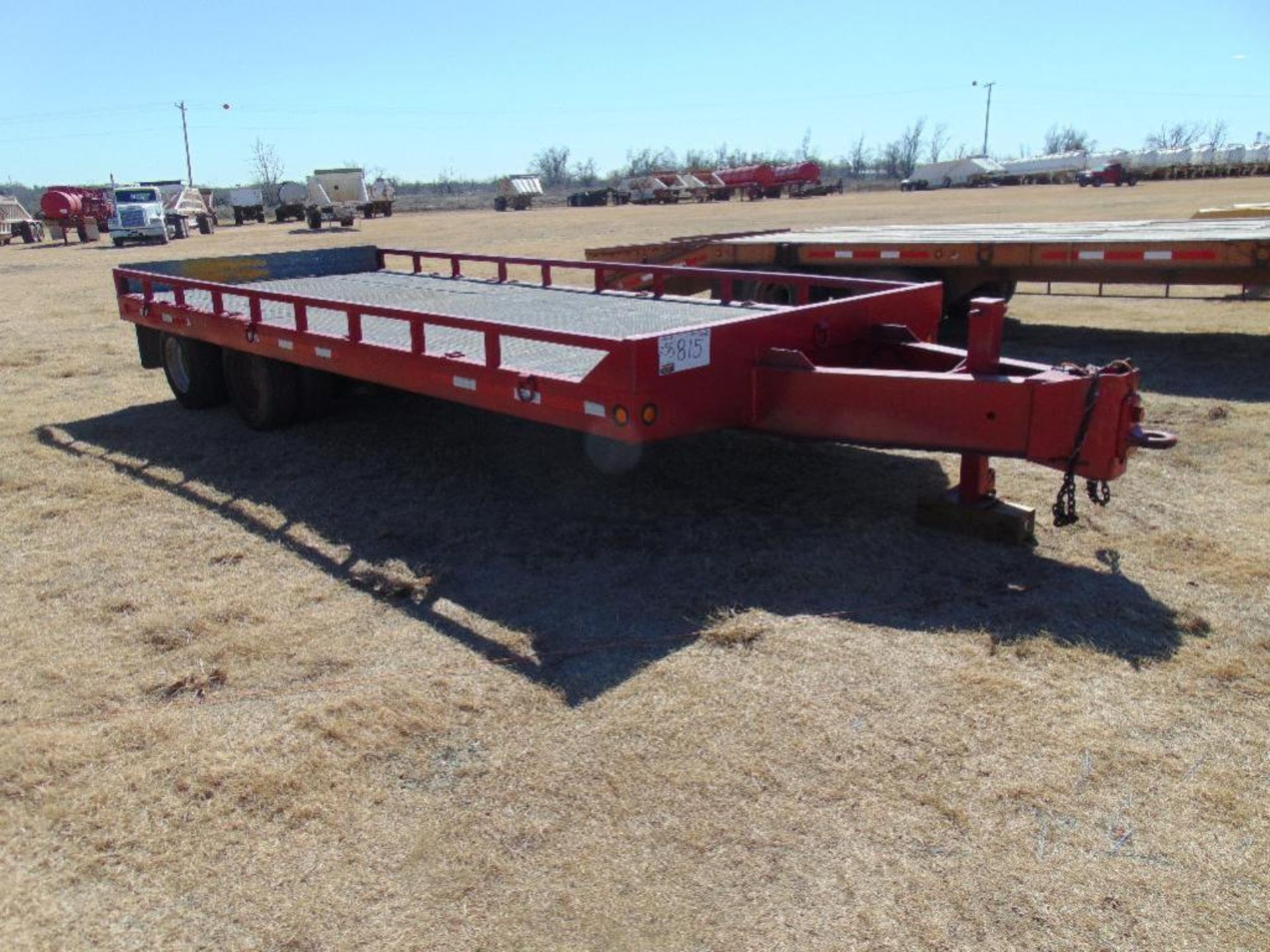 1995 Interstate DT20 16' t/a Pintle Hitch Trailer s/n 1jk0dt208sa090047, - Image 4 of 4