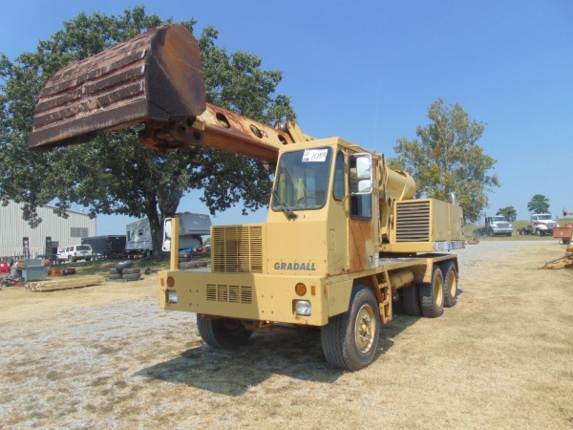 1996 Gradall XL4100 Mobile Excavator, s/n 0417254, diesel eng, 8 spd trans,