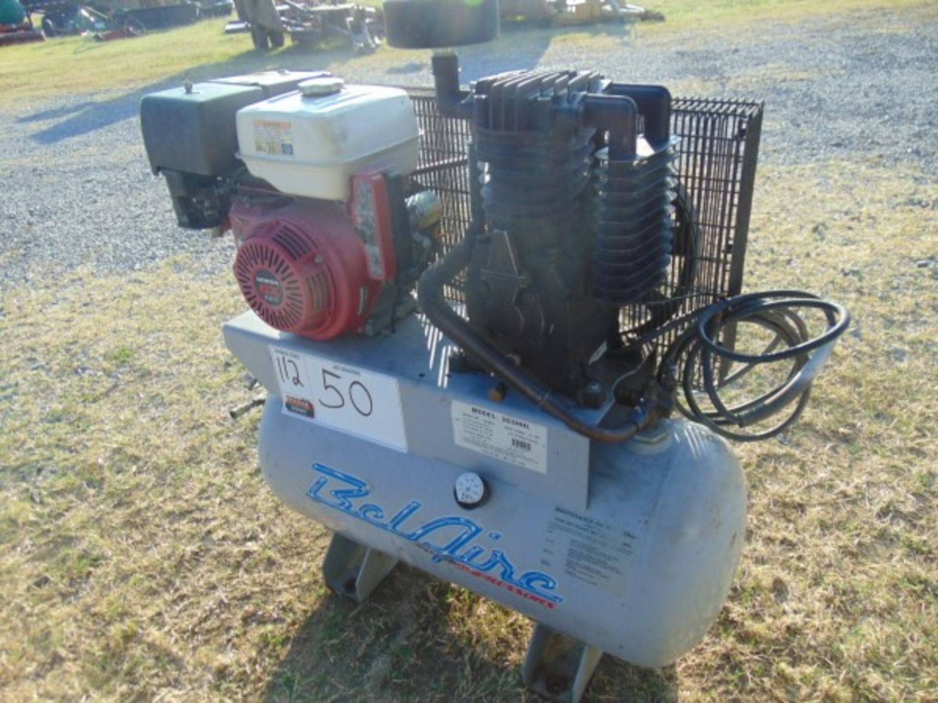 Belaire 30 Gallon Gas Air Compressor, s/n 204932 - Image 2 of 2