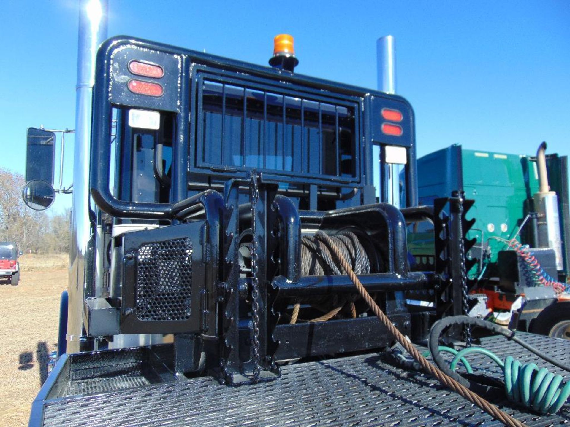 1998 Peterbilt 378 Tri Axle Winch Tractor, s/n 1xpfpbex2wn444045 new crate 3406e eng, 18 spd trans, - Image 10 of 14