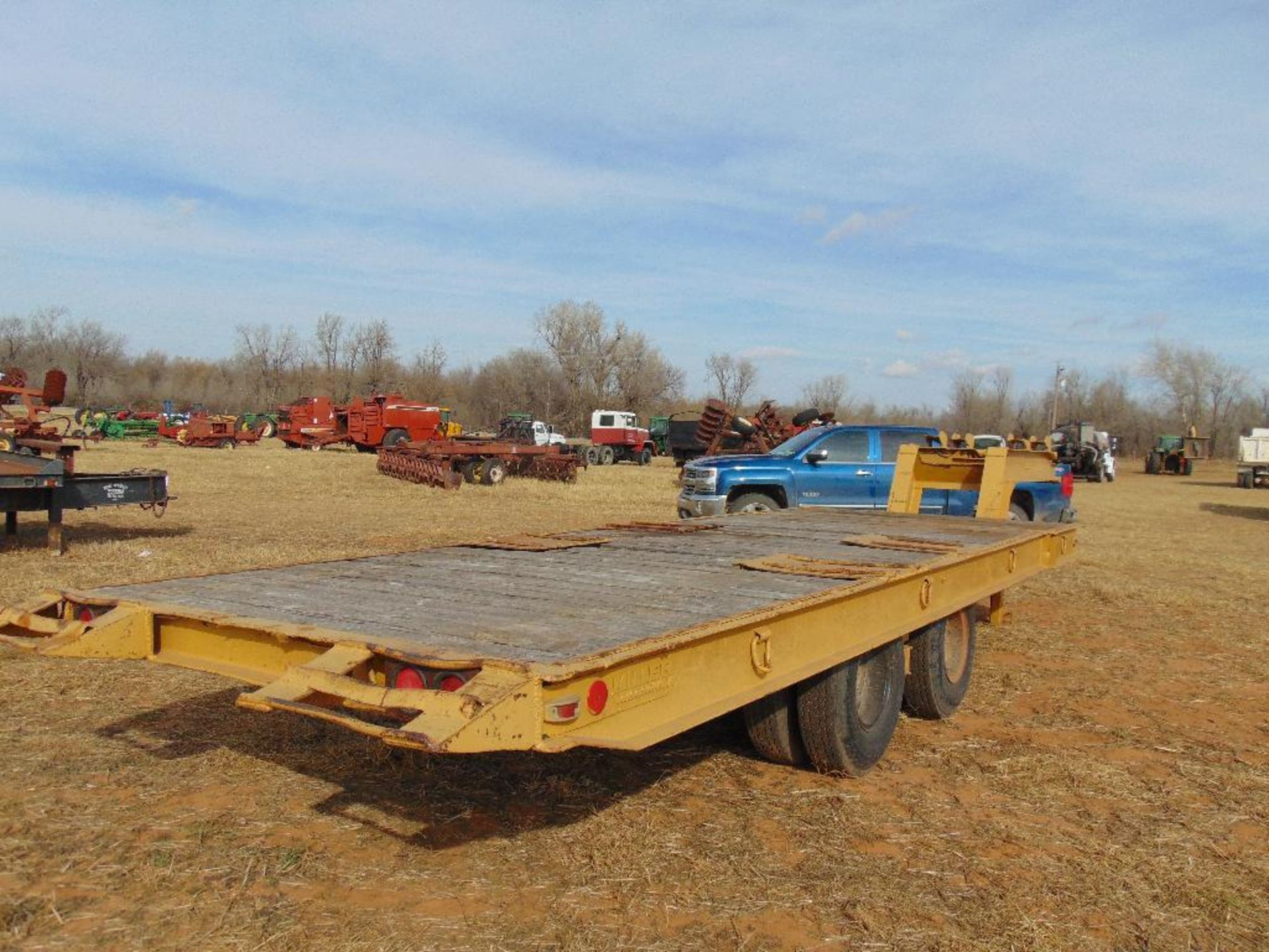 1970 Miller Tilt Top T/A Trailer, s/n 12277miller, 22' Deck, 18' Tilt - Image 4 of 6