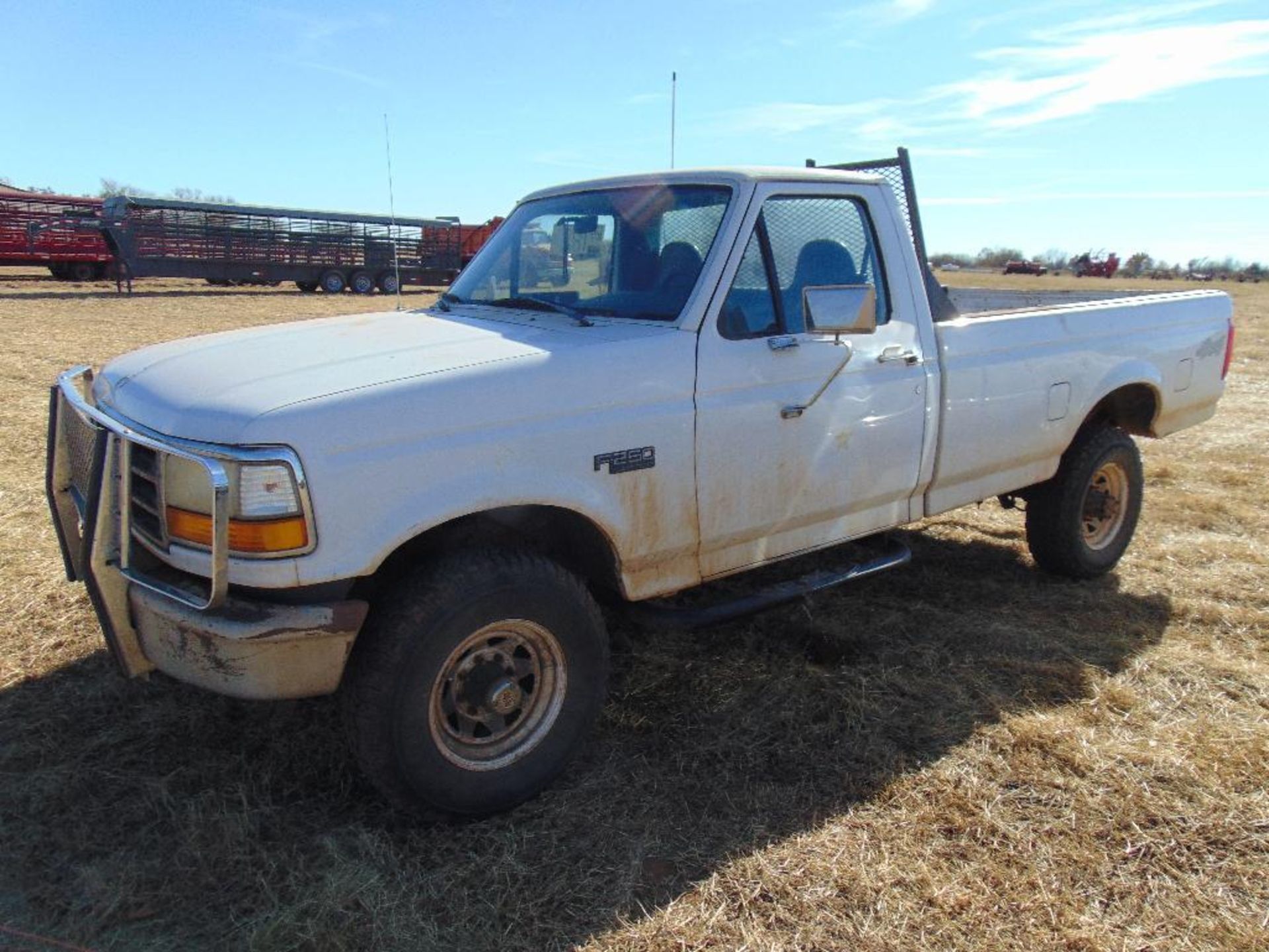 1997 Ford F250 4x4 Pickup, s/n 1fthf26h4vec28166, v8 eng, auto trans, od reads 211224 miles, - Image 4 of 10