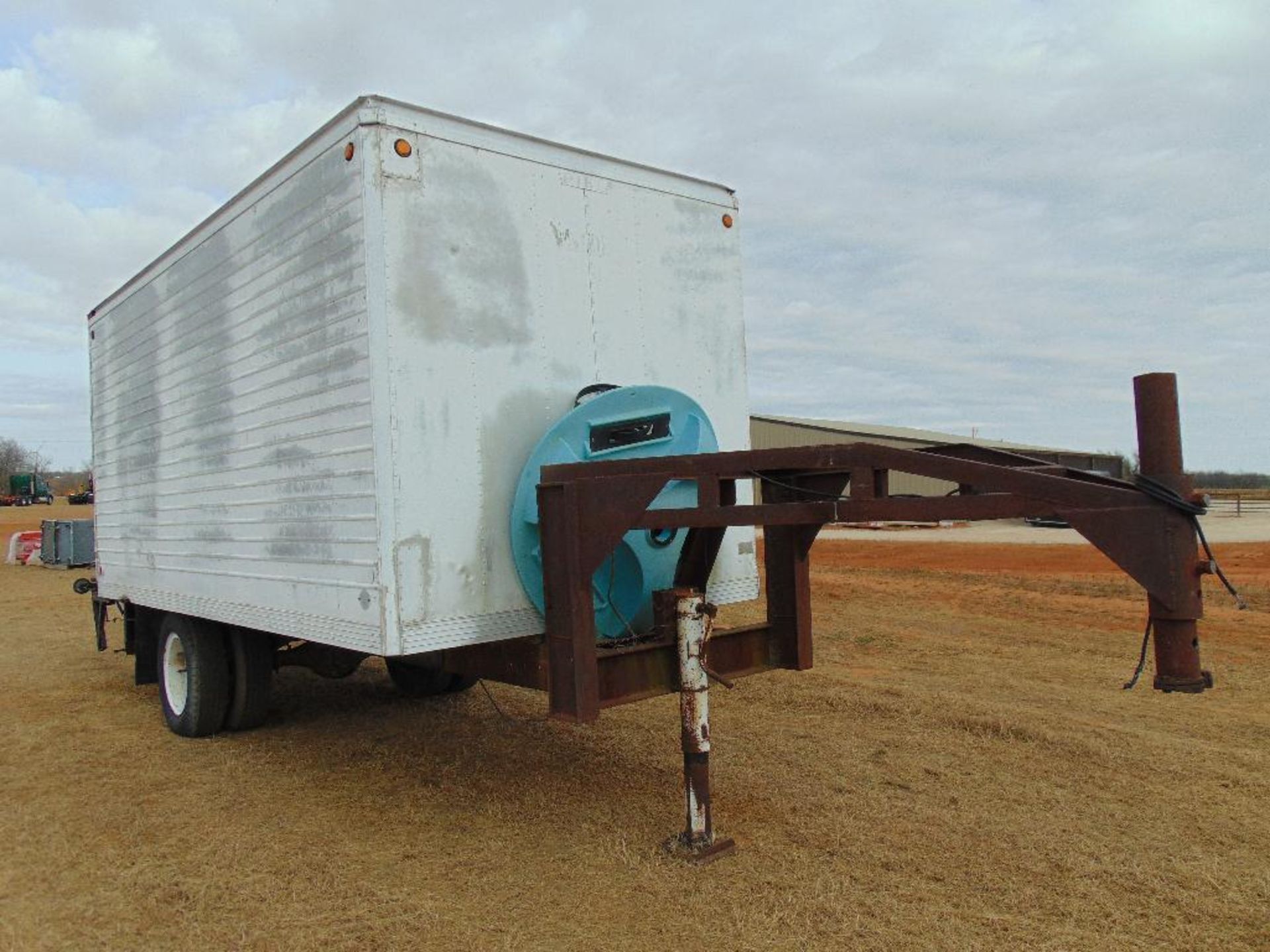 S/A Gooseneck 21' Trailer Frame w/ Pike Enclosed Box, (Bill of Sale) - Image 4 of 8