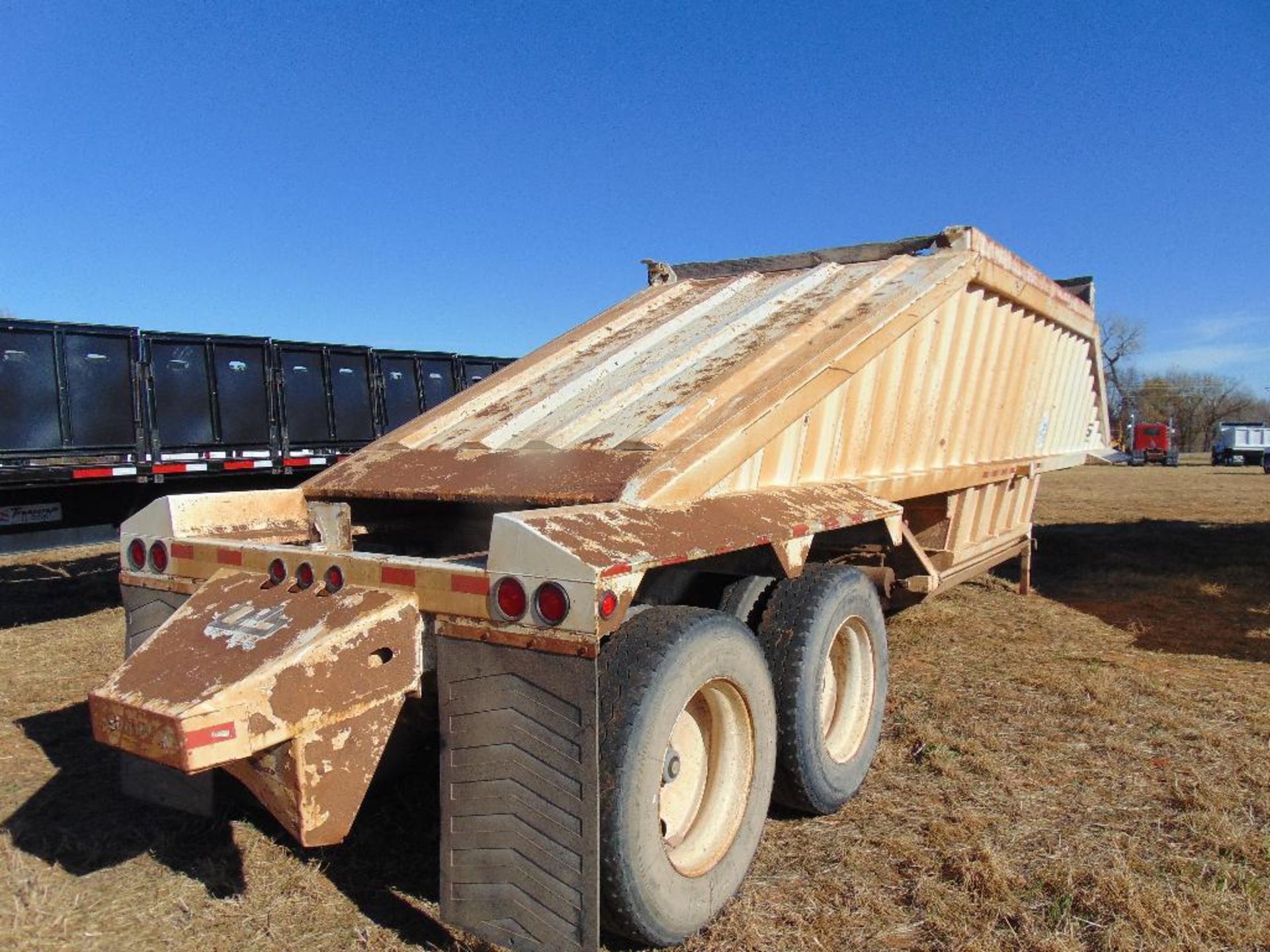 2004 CPS T/A Singlegate Belly Dump Rock Trailer, s/n 5mc1116294p004741, springride, - Image 7 of 8