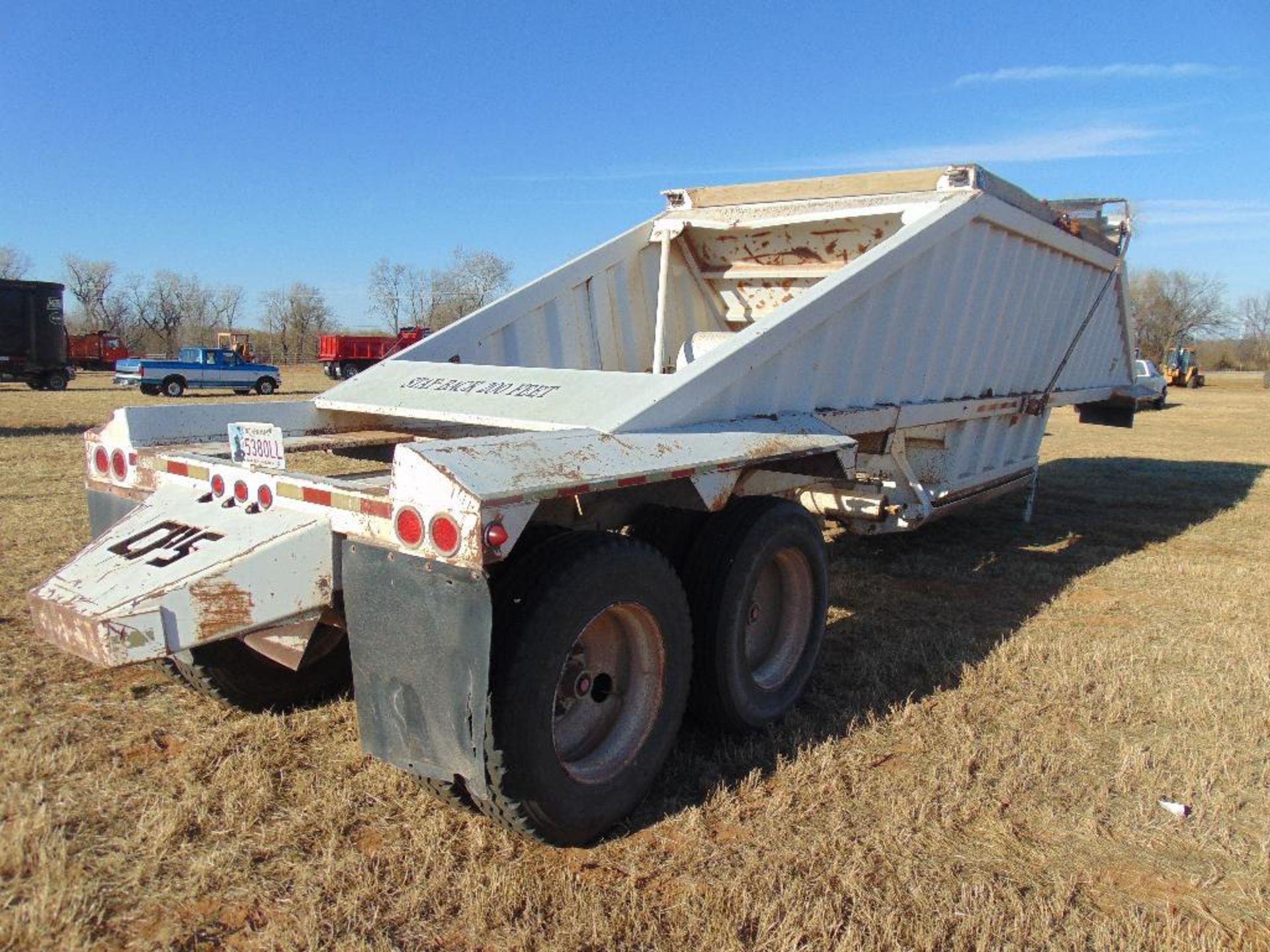 2000 CPS T/A Singlegate Belly Dump Rock Trailer, s/n 4z411163xyp003144, - Image 5 of 8