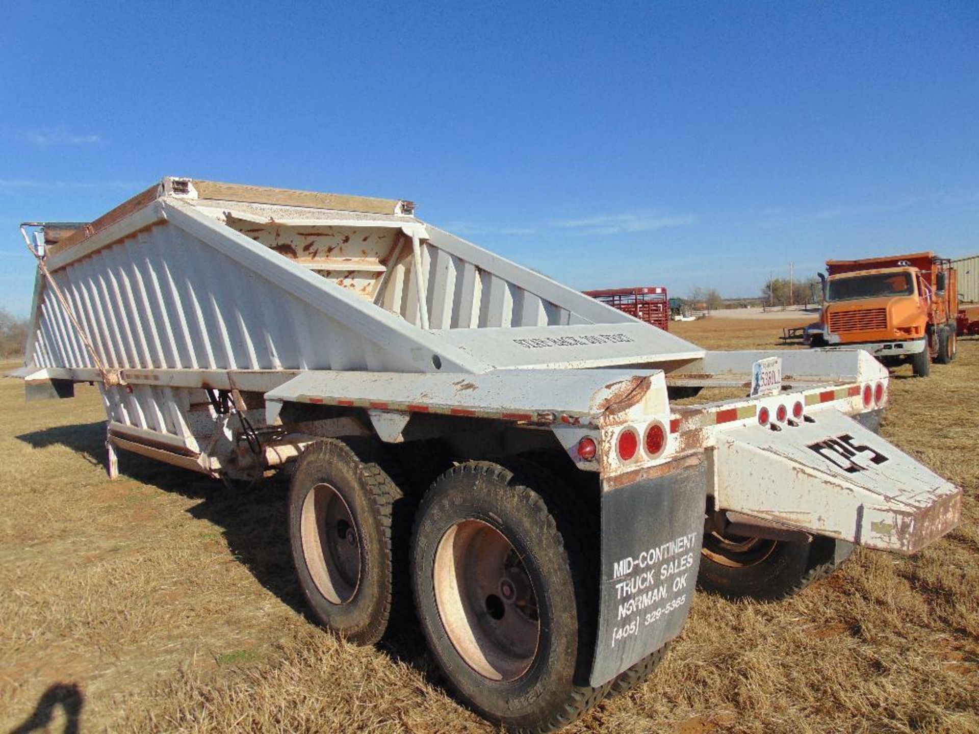 2000 CPS T/A Singlegate Belly Dump Rock Trailer, s/n 4z411163xyp003144, - Image 7 of 8