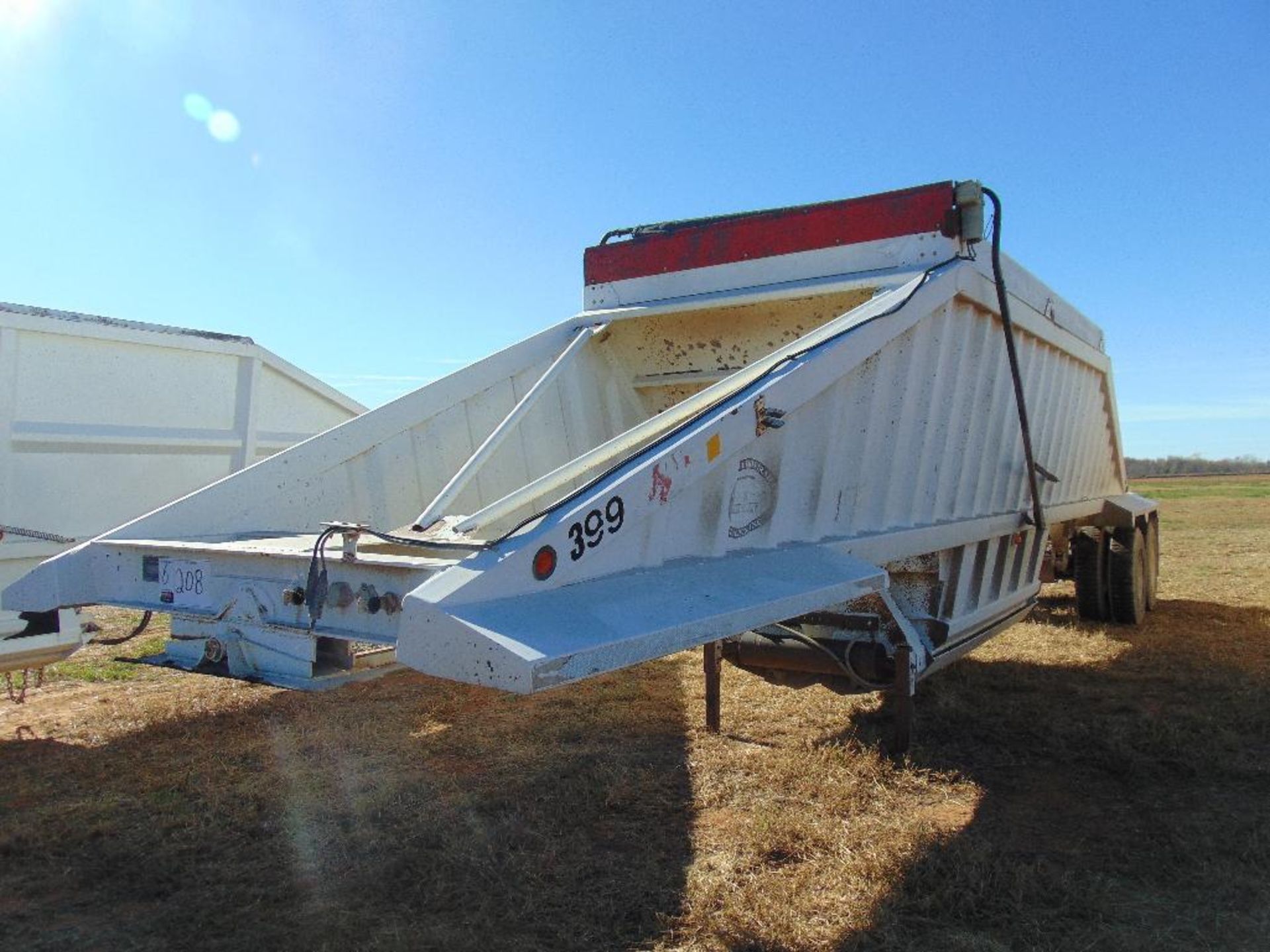 2002 CPS T/A Singlegate Belly Dump Rock Trailer, s/n 1c91140232s770821, spring ride, - Image 3 of 8