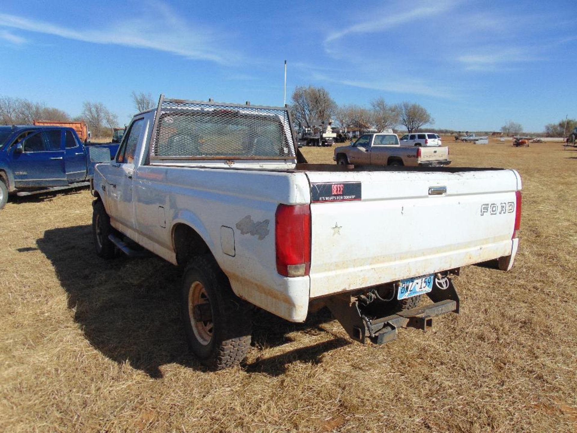 1997 Ford F250 4x4 Pickup, s/n 1fthf26h4vec28166, v8 eng, auto trans, od reads 211224 miles, - Image 6 of 10