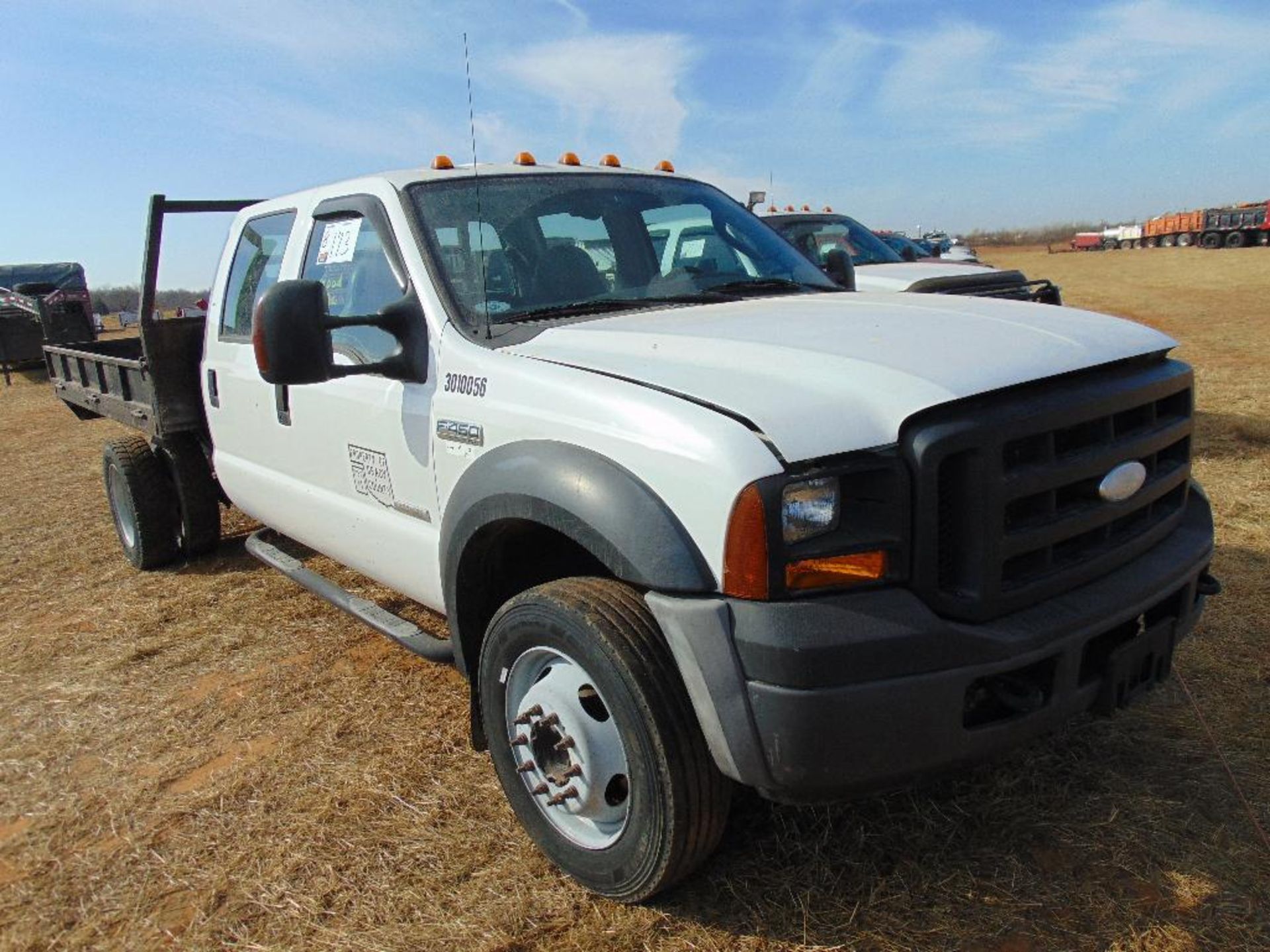 2007 Ford F450 Crewcab Flatbed Pickup, s/n 1fdxw46p37eb20988, diesel eng, auto trans, od reads - Image 2 of 10