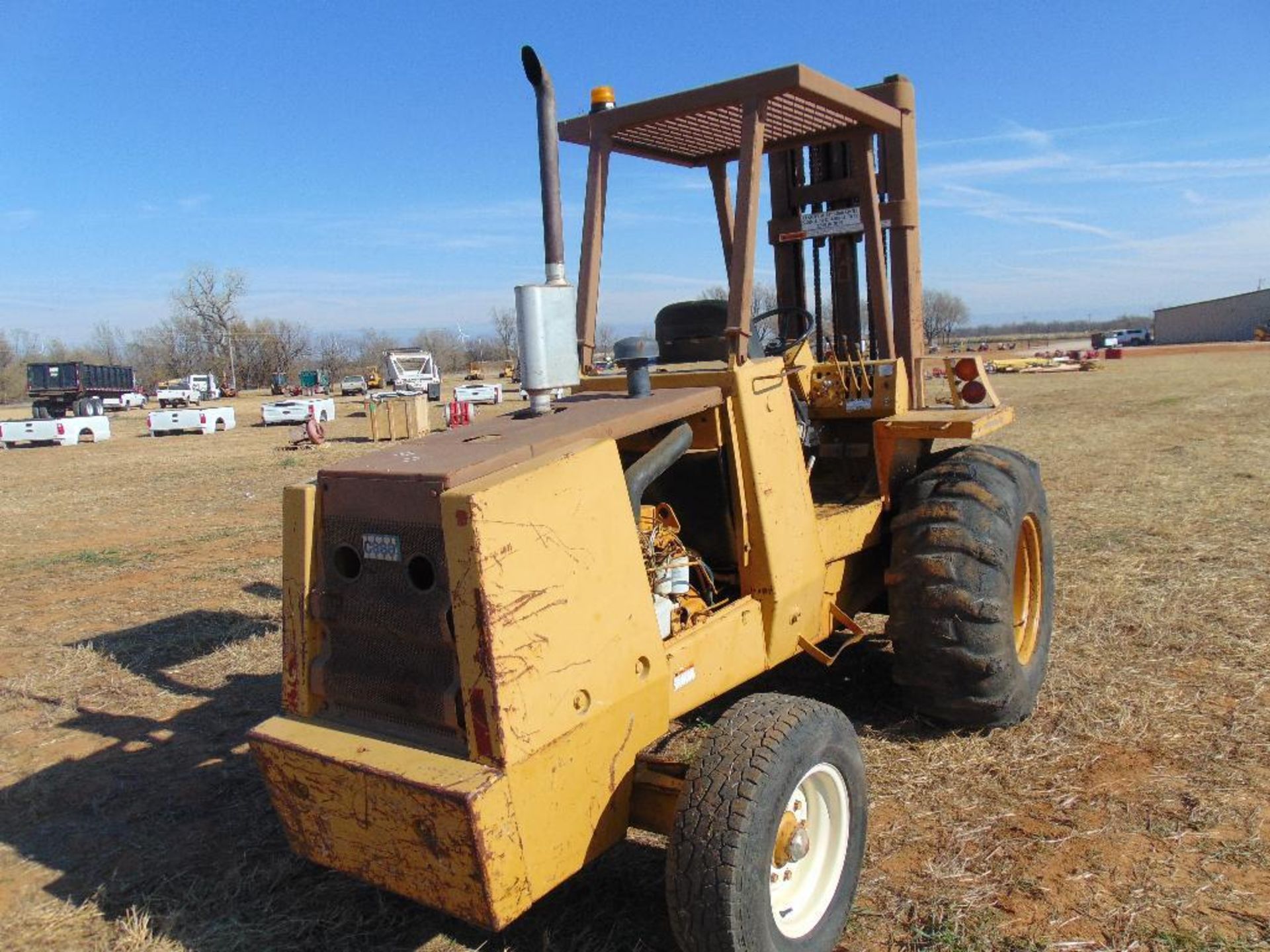 Case 586E Forklift s/n jjg0069077, diesel eng, hour meter reads 5716 hrs, - Image 3 of 4