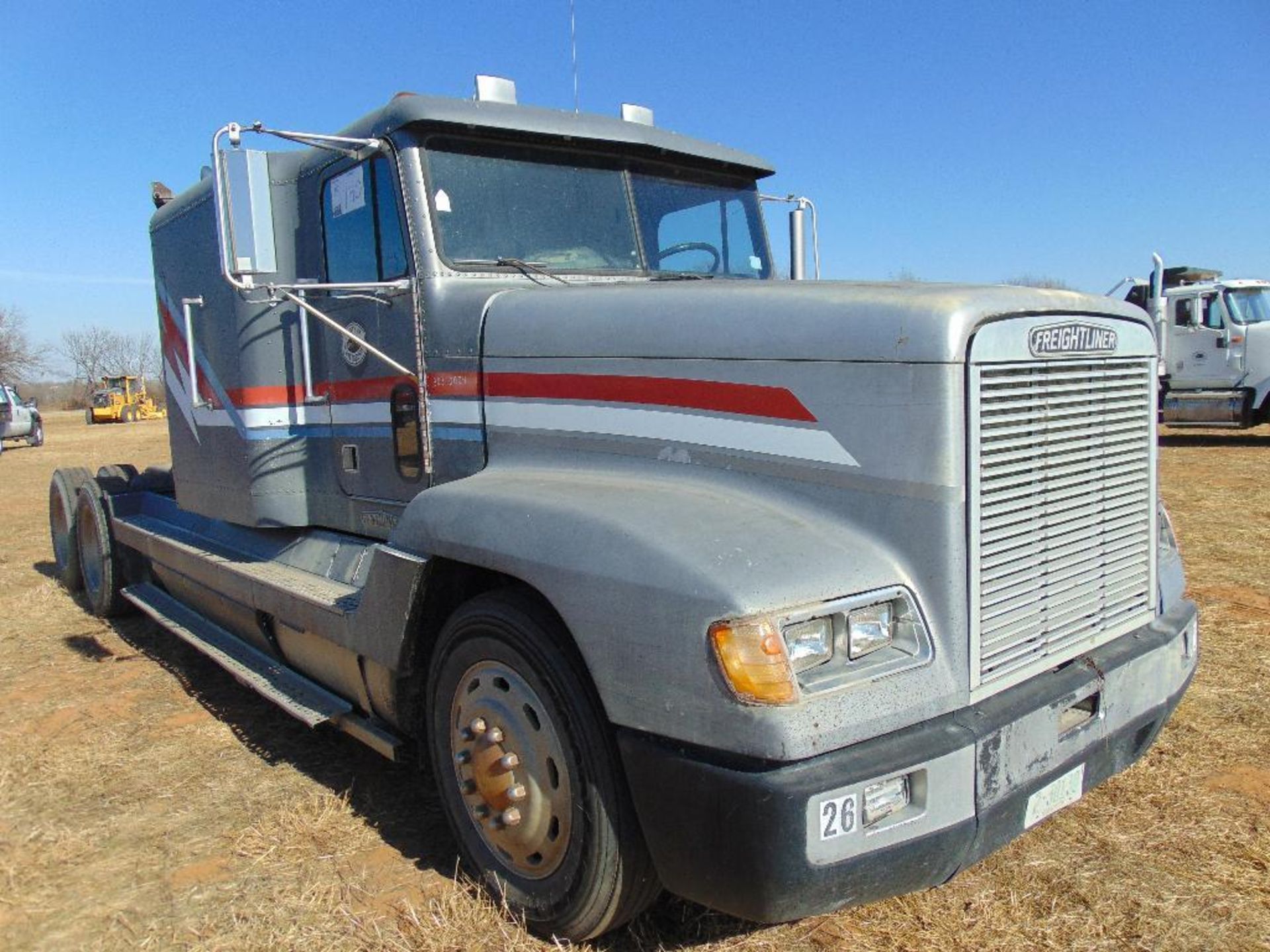 1993 Freightliner T/A Truck Tractor, s/n 1fuydxyb7pp421164, cat 3406 eng, 9 spd trans, od reads