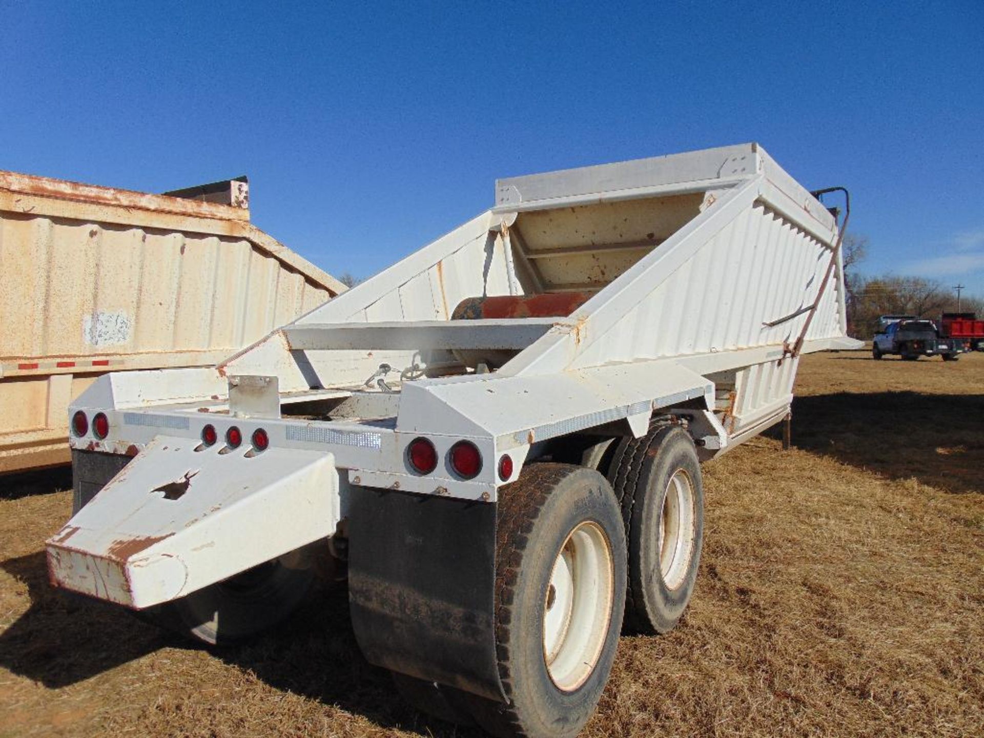 2002 CPS T/A Singlegate Belly Dump Rock Trailer, s/n 1c91140232s770821, spring ride, - Image 8 of 8