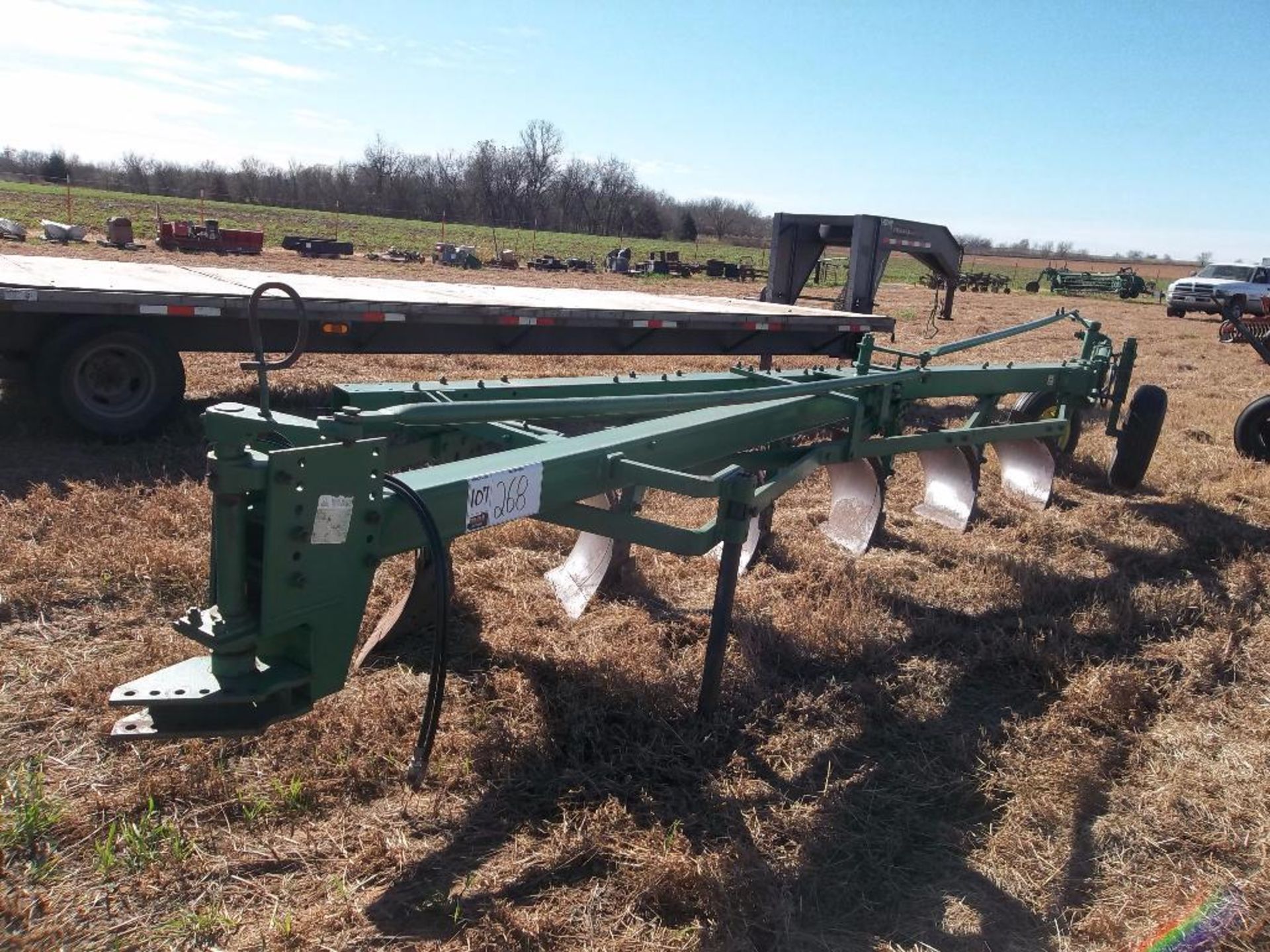 John Deere 6 bottom semi mont breaking plow,