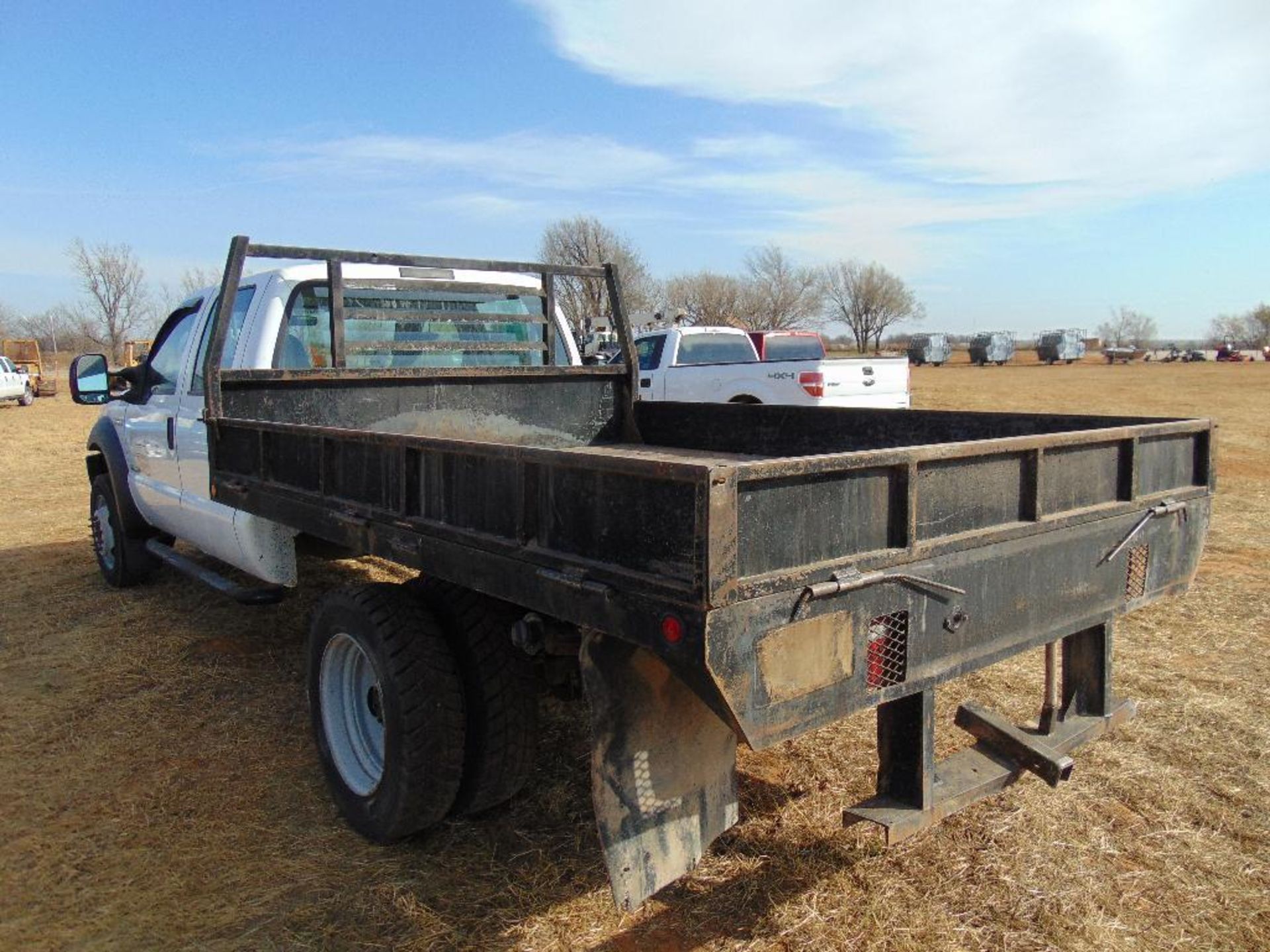 2007 Ford F450 Crewcab Flatbed Pickup, s/n 1fdxw46p37eb20988, diesel eng, auto trans, od reads - Image 5 of 10