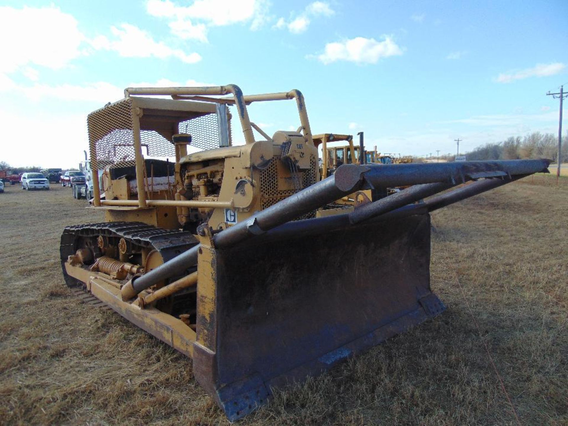 Cat D7 Crawler Tractor, s/n 17a4564, canopy, orops, s/u blade, brush guard, - Image 2 of 16