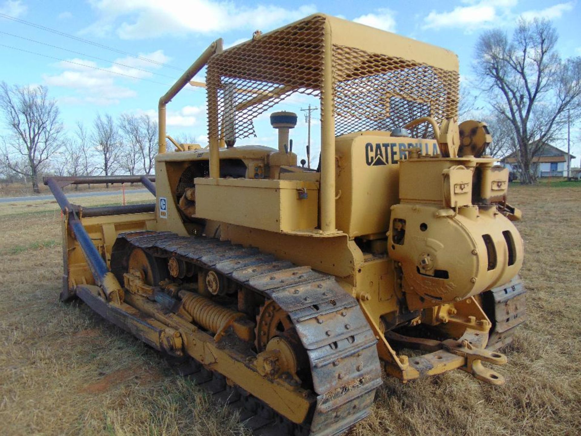 Cat D7 Crawler Tractor, s/n 17a4564, canopy, orops, s/u blade, brush guard, - Image 6 of 16