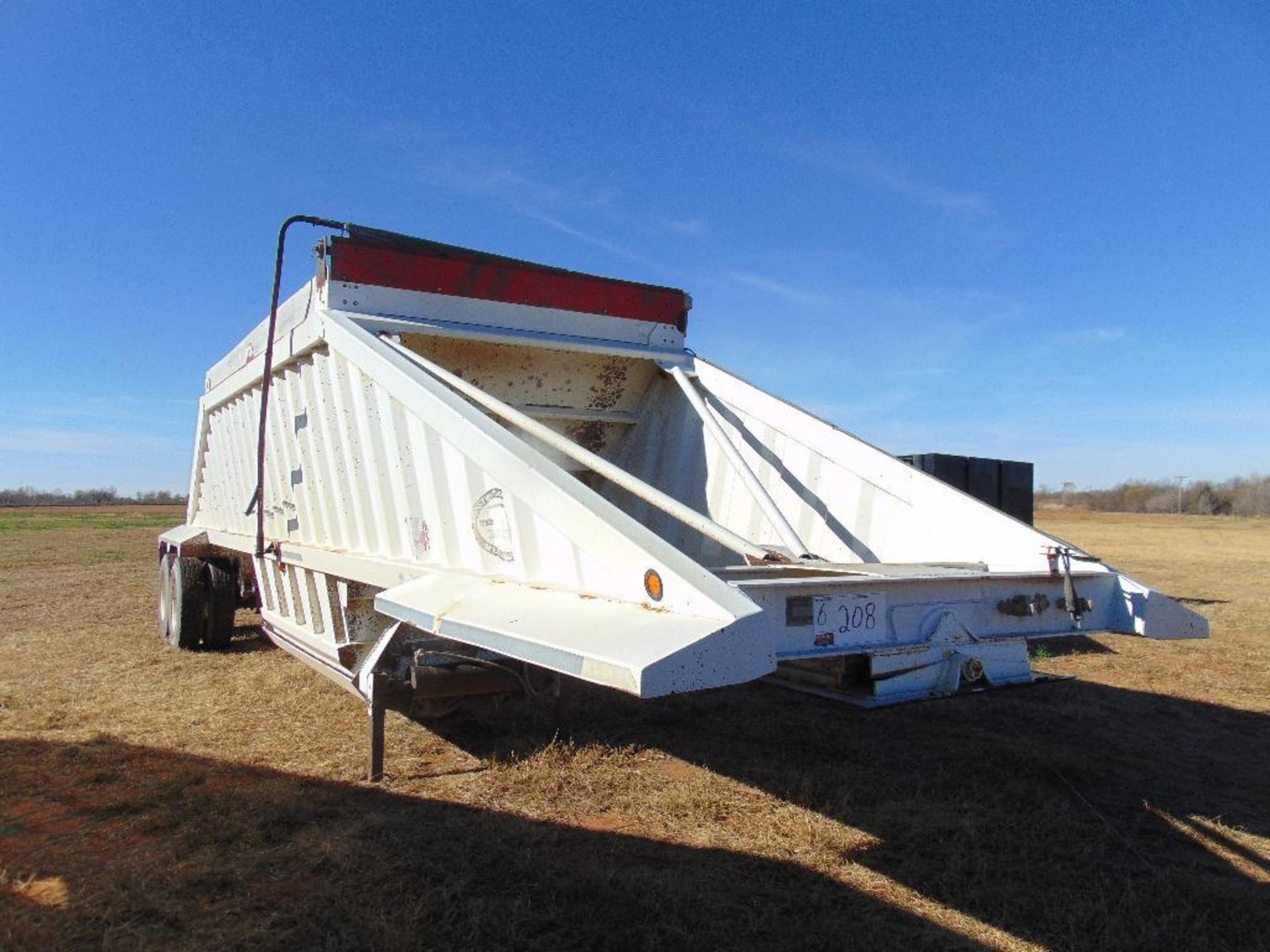 2002 CPS T/A Singlegate Belly Dump Rock Trailer, s/n 1c91140232s770821, spring ride,