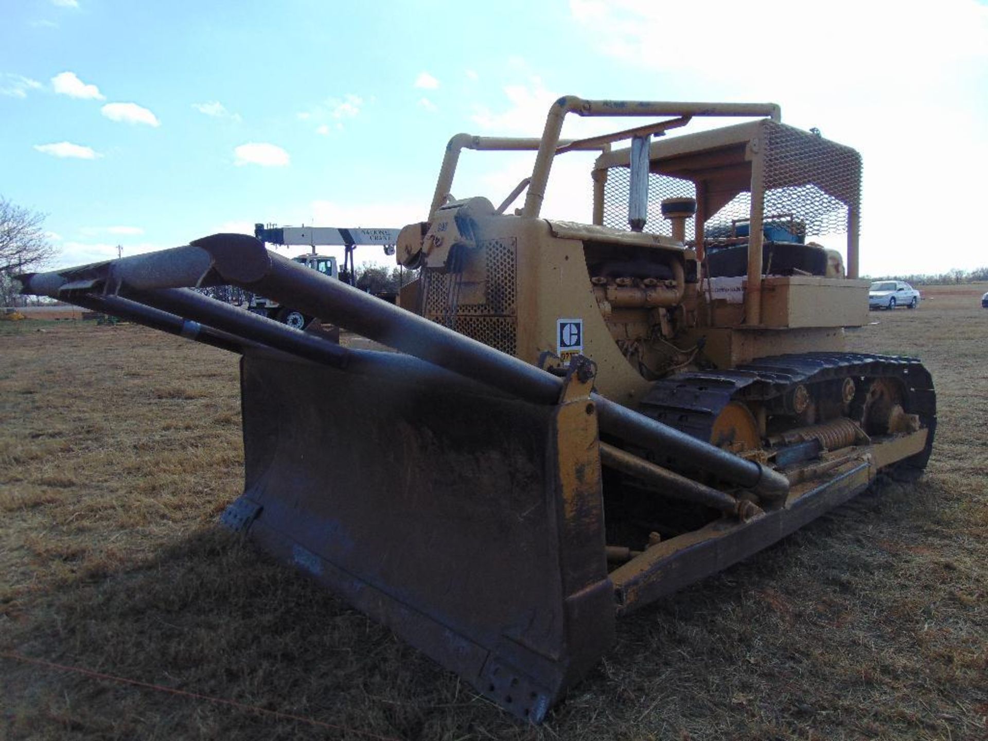 Cat D7 Crawler Tractor, s/n 17a4564, canopy, orops, s/u blade, brush guard, - Image 3 of 16