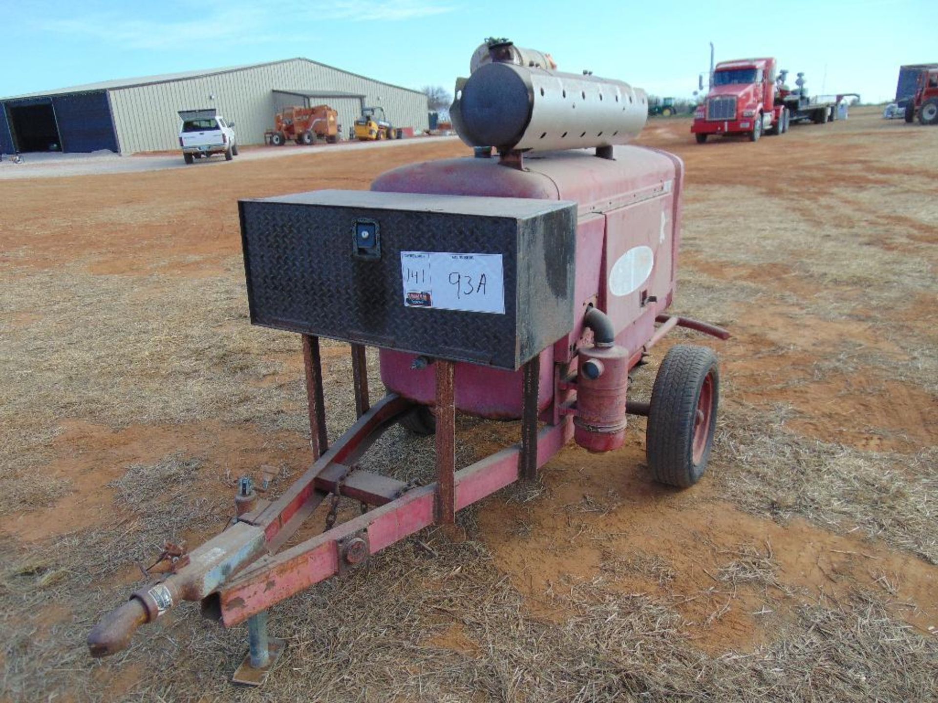 1981 Schramm 100 Pneumapower Air Compressor, s/n 123306, hour meter reads 1196 hrs,