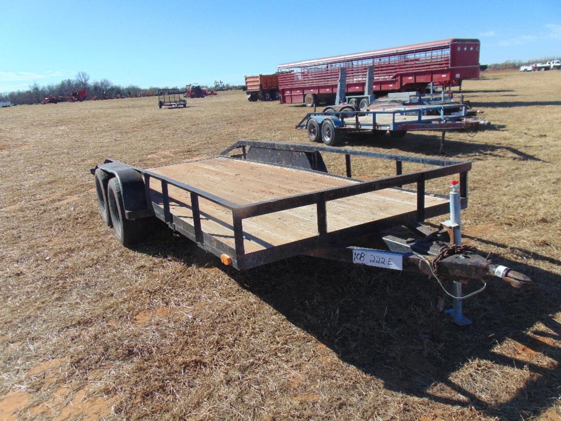 16' T/A Bumperpull Trailer (Bill of Sale Only) - Image 2 of 6