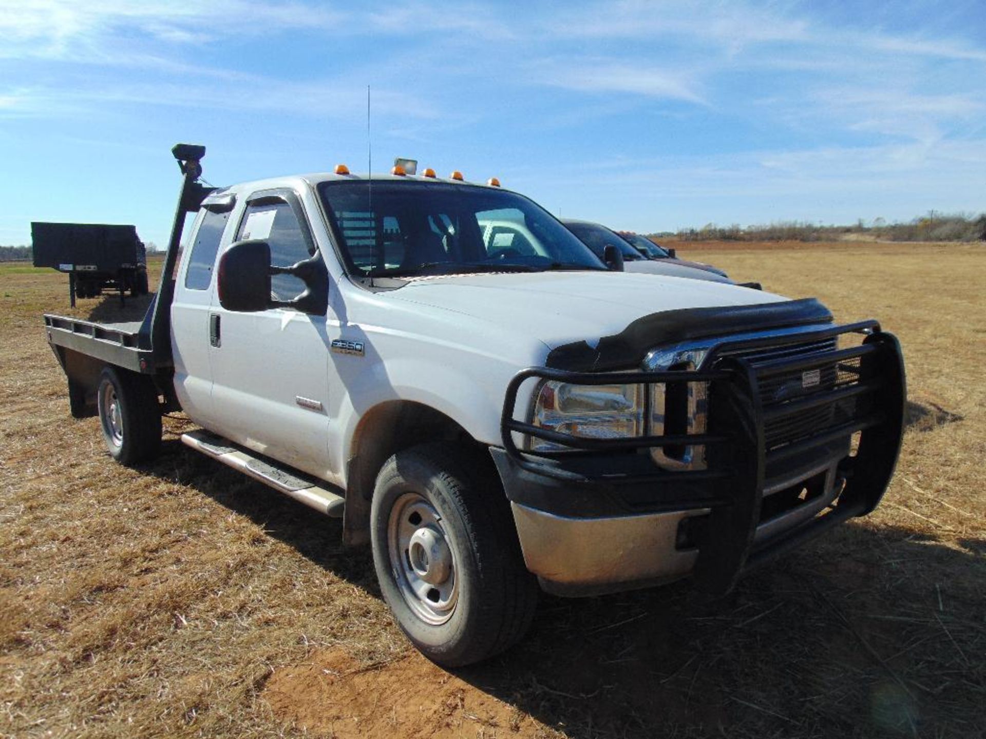 2007 Ford F350 4x4 Ext Cab Flatbed Pickup, s/n 1fdsx35p27eb36036, powerstroke eng, auto trans, od - Image 2 of 10