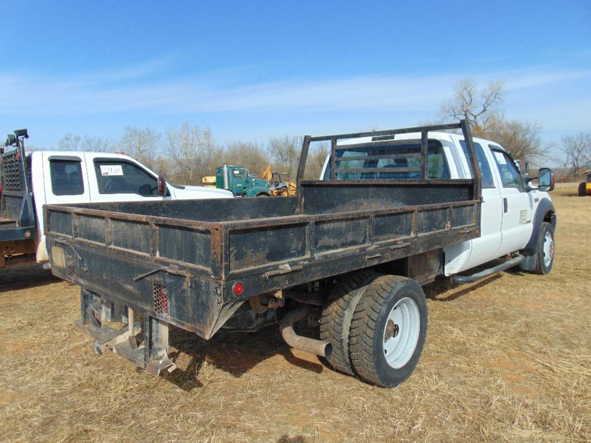 2007 Ford F450 Crewcab Flatbed Pickup, s/n 1fdxw46p37eb20988, diesel eng, auto trans, od reads - Image 8 of 10