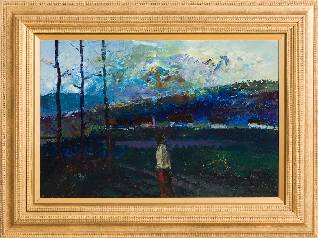 Daniel O'Neill (1920-1974) Landscape with Figure - Image 2 of 7