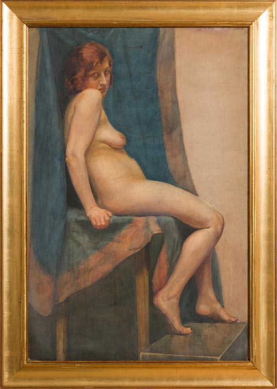 John Luke RUA (1906-1975) Female Nude - Image 2 of 8