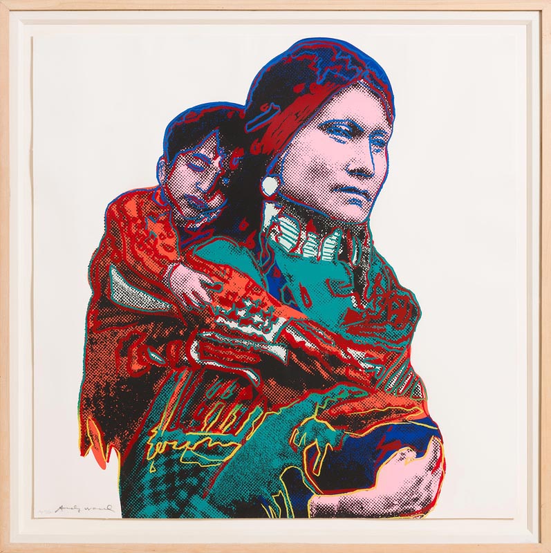 Andy Warhol (1928-1987) Mother and Child from Cowboys and Indians (1986) - Image 2 of 7