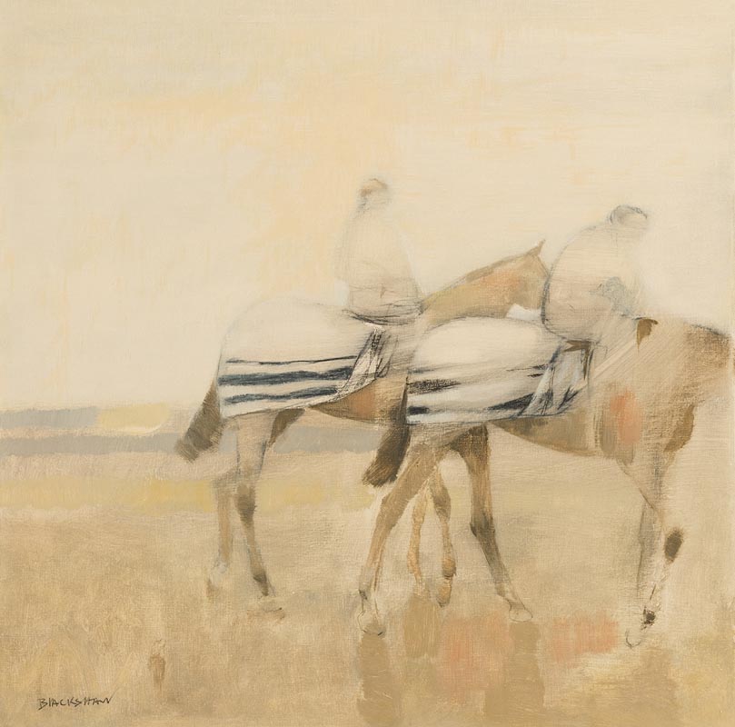 Basil Blackshaw HRHA RUA (1932-2016)Two Horses Excercising