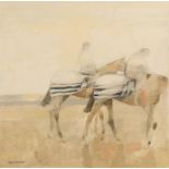 Basil Blackshaw HRHA RUA (1932-2016)Two Horses Excercising