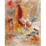 Basil Blackshaw HRHA RUA (1932-2016)The Last Cockerel in Monaghan