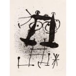 Joan Miro (1893-1983) Silencio (From Mai-Ku) (1967)