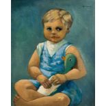 Daniel O'Neill (1920-1974) Child with Toy Duck