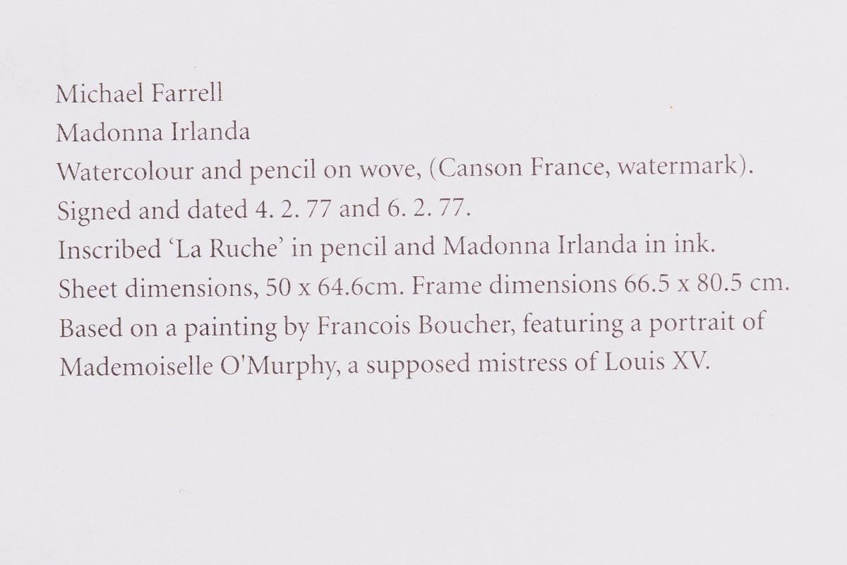 Michael Farrell (1940-2000) Madonna Irlanda (1977) - Image 5 of 9