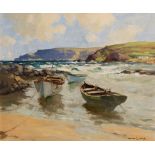 Maurice Canning Wilks ARHA RUA (1911-1984) Easterly Wind, Antrim Coast, Cushendun