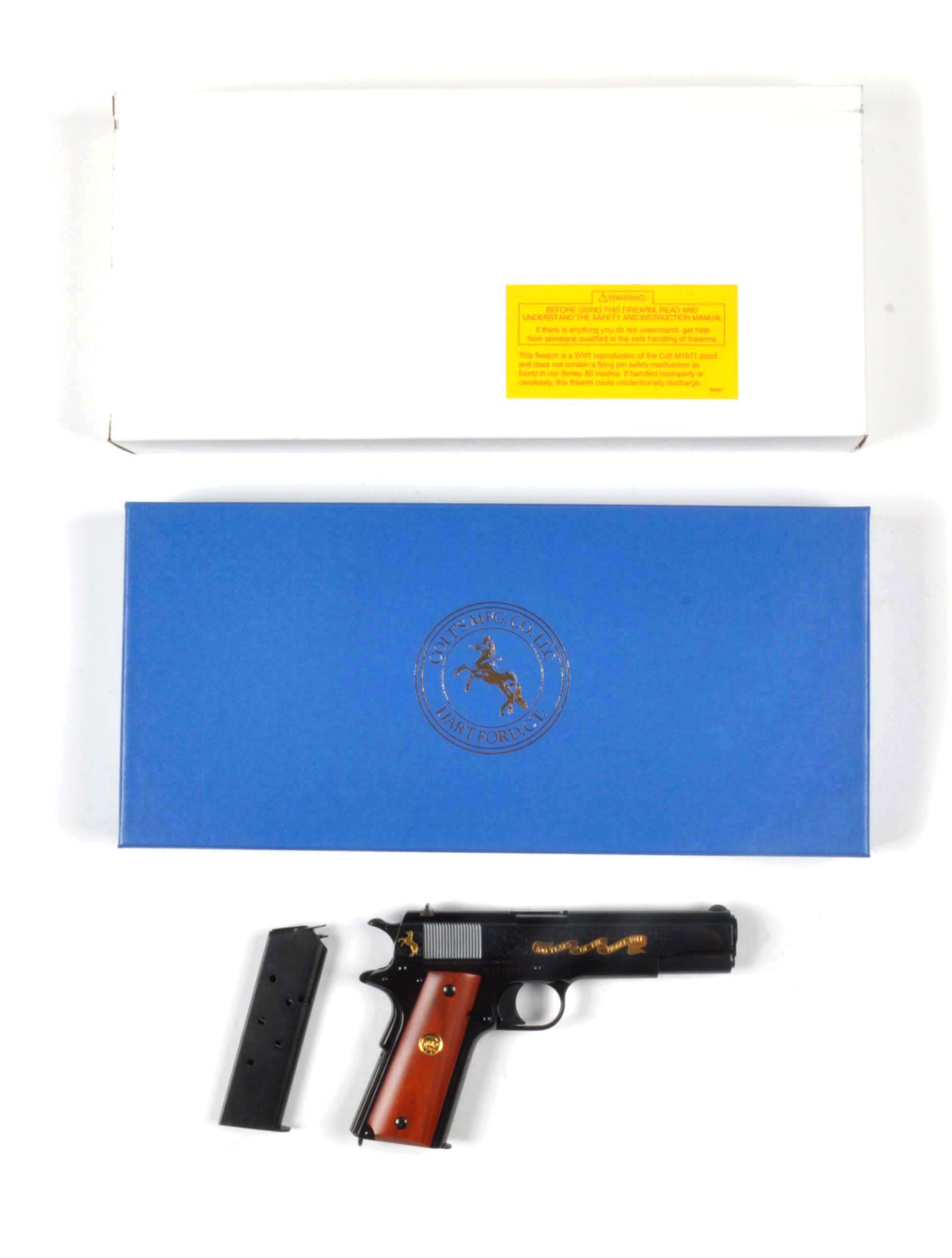 (M) Boxed Colt Model 1911 100 Yr Anniversary Pistol.