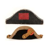 Spanish Naval Bicorn Hat In Original Carrying Case.