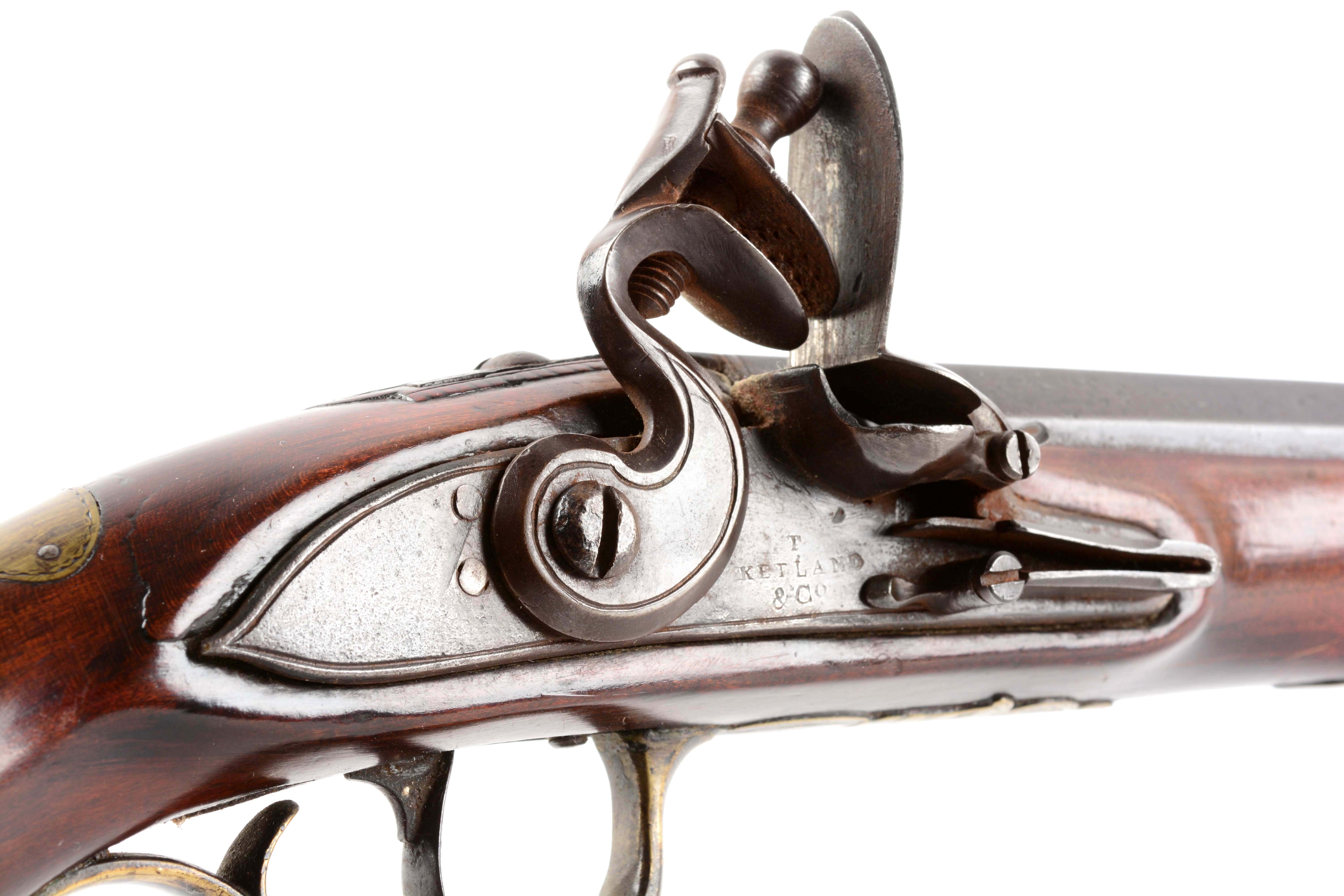 (A) Composite Flintlock Pistol Marked Kunz. - Image 10 of 16