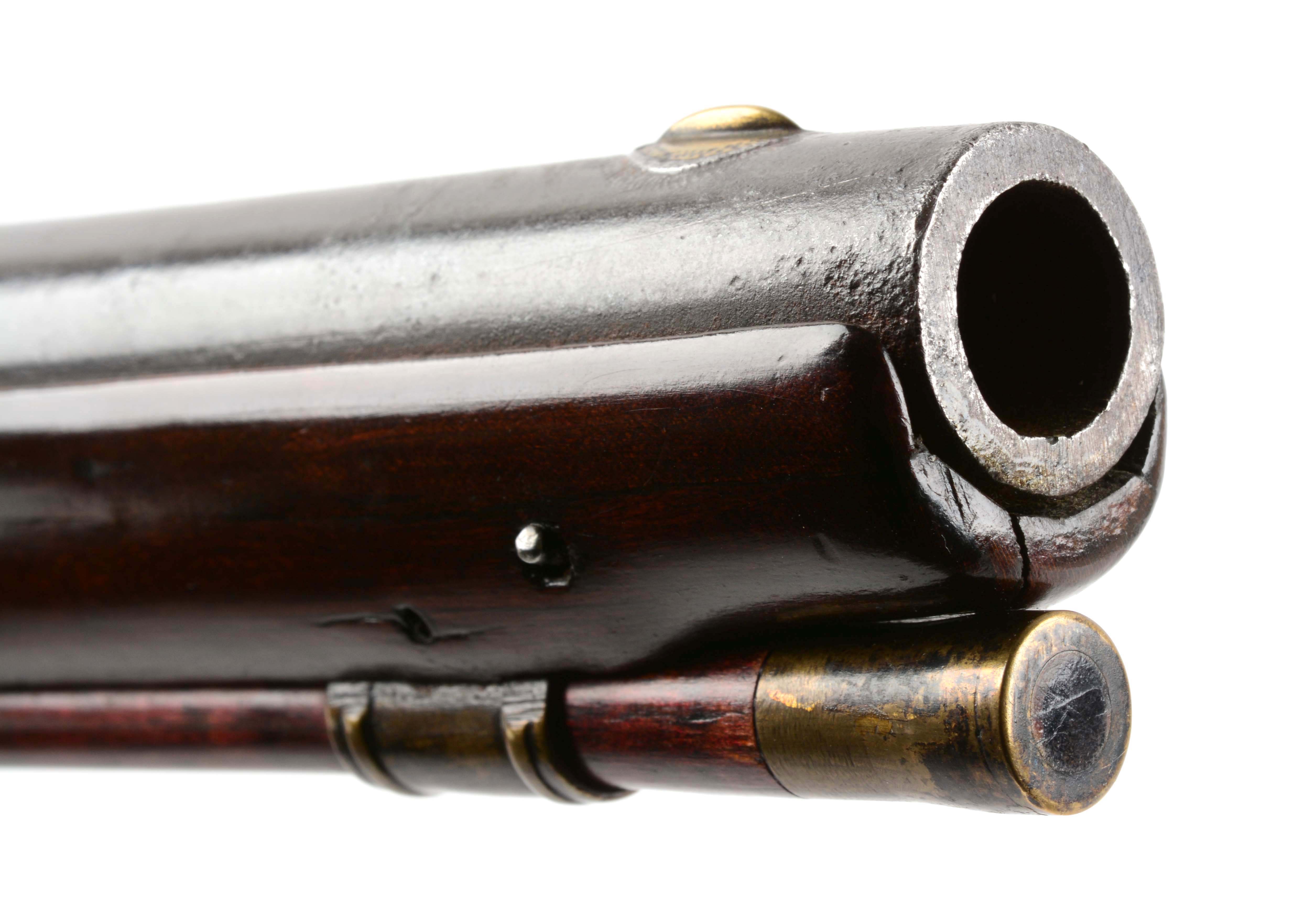 (A) Composite Flintlock Pistol Marked Kunz. - Image 14 of 16