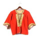 Russian Ethnic Jacket with Half Sleeves.