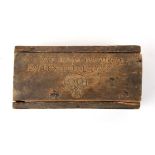 1777 Valley Forge Soldier Slide Lid Box Identified to William Lloyd 11th Virginia Regiment.