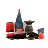 Lot Of 7: Original & Reproduction 19th-20th Century Military Headgear.